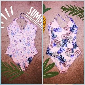 Reversible One Piece Bathing Suit (2 Style in 1)